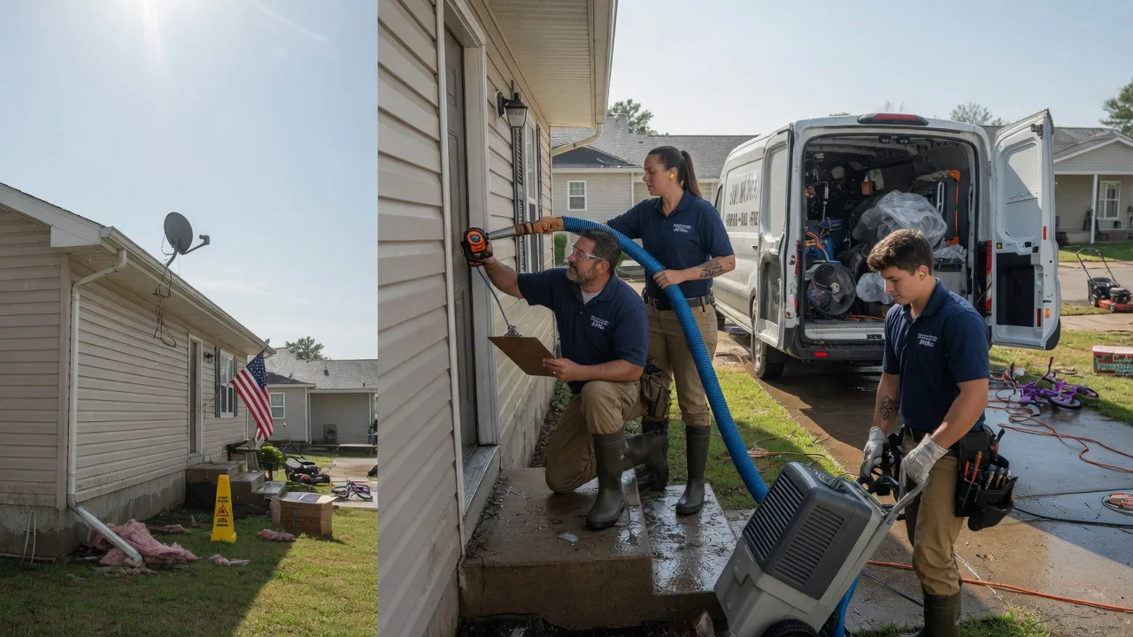 Ceiling Water Damage Restoration in North Fairfield, OH near me